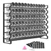 Spice Rack Organizer for Cabinet, Spice Organizer with 72 Empty Spice Jars, Lids, Spice Labels, and Funnel Complete Set