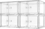 4 Pack 18QT Clear Stackable Storage Drawers,Easily Assemble Closet Organizers,Plastic Storage Bins for Bathroom,Cabinet,Kitchen Pantry