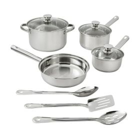 Stainless Steel 10Pc Cookware set