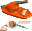 2-in-1 Manual Dough Press and Dumpling Maker - Premium Empanada, Pastry, Pierogi, and Ravioli Press Mold