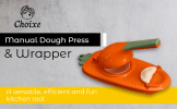 2-in-1 Manual Dough Press and Dumpling Maker - Premium Empanada, Pastry, Pierogi, and Ravioli Press Mold