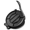 Tortilla Press, 8 Inch Tortilla and Roti Maker, Cast Iron Heavy Duty Tortilladora Press, Pre-Seasoned Pataconera Maker with 100 Pcs Parchment Paper