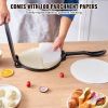 Tortilla Press, 8 Inch Tortilla and Roti Maker, Cast Iron Heavy Duty Tortilladora Press, Pre-Seasoned Pataconera Maker with 100 Pcs Parchment Paper
