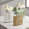 Airtight Food Storage Container - Large Capacity Sealed Bin for Rice, Grains & Dry Goods, Moisture-Proof & Mold-Resistant Kitchen Pantry Organizer
