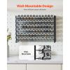 Spice Rack Organizer for Cabinet, Spice Organizer with 72 Empty Spice Jars, Lids, Spice Labels, and Funnel Complete Set
