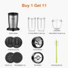 TENKER 850W Personal Blender with Cups for Shakes and Smoothies Meat Fruit Grinding Chopping Blending