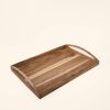 Handmade Serving & Decor Teak Wood Rectangle Tray-18 X 11 X 2.5 Inch