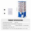 Gumball Machine for Kids, 25" Height Home Vending Machine, PS Bouncy Balls Dispenser, Hold 230 Capsule Toys