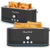 4-Slice Toaster, 7 Browning Settings, Defrost/Reheat Functions, Removable Crumb Tray, Full body Stainless Steel Housing, Anti-Fingerprint, Anti-Jam