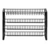 Detachable Spice Rack Organizer for Cabinet, 4 Tie Stackable Seasoning Organizer, Spice Jars Kitchen Storage for Countertop Kitchen Pantry Cupboard