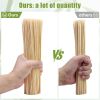 200PCS 12 inch Bamboo Skewers for BBQ,Appetizer,Kabob,Fruit,Cocktail,Chocolate Fountain,Grilling,Kitchen