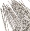 12 Inch Metal Kabob Skewers 30pcs, BBQ Skewers,Reusable Stainless Steel Barbecue Skewer Sticks for Grilling Kebob Meat Chicken Vegetable Appetiser