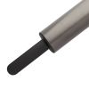Durable Nonstick Metal Classic Handled Rolling Pin Gray