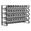 Spice Rack Organizer for Cabinet, Spice Organizer with 36 Empty Spice Jars, Lids, Spice Labels, and Funnel Complete Set