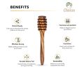 Natural Olive Wood Honey Spoon Dipper - Premium Handcrafted Eco Friendly 6 Inch Wooden Honeycomb Stirrer Wand for Tea Jar Drizzle