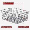 6 Pack Wire Baskets for Pantry Organization and Storage, Kitchen Organizer