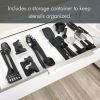36-Piece Kitchen Gadget & Utensil Set with Drawer Organizer – Black, Cooking & Baking Essentials Kit