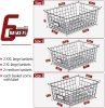 6 Pack Wire Baskets for Pantry Organization and Storage, Kitchen Organizer