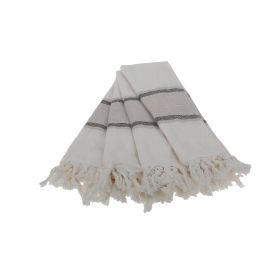 Smyrna Turkish Hand / Kitchen Towel 4 pack 23x17in (Color: beige)