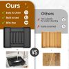 Extra Large Expandable Silverware Organizer, BPA-Free Food-Safe Cutlery Flatware Organizer, Kitchen Utensil Drawer Organizer